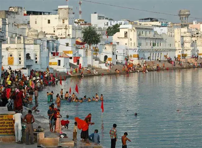 The pushkar Lake